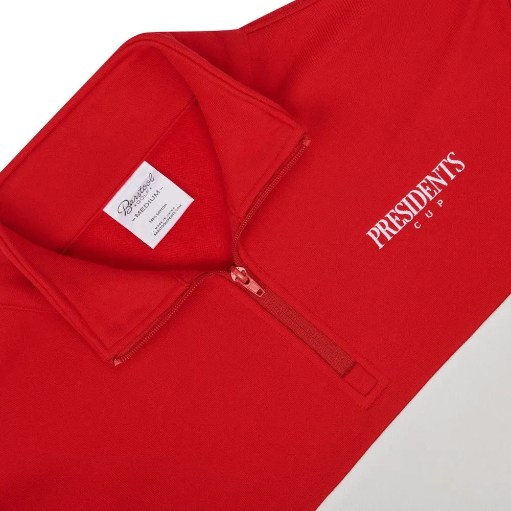 Barstool Golf x Presidents Cup Collegiate Fleece Half-Zip