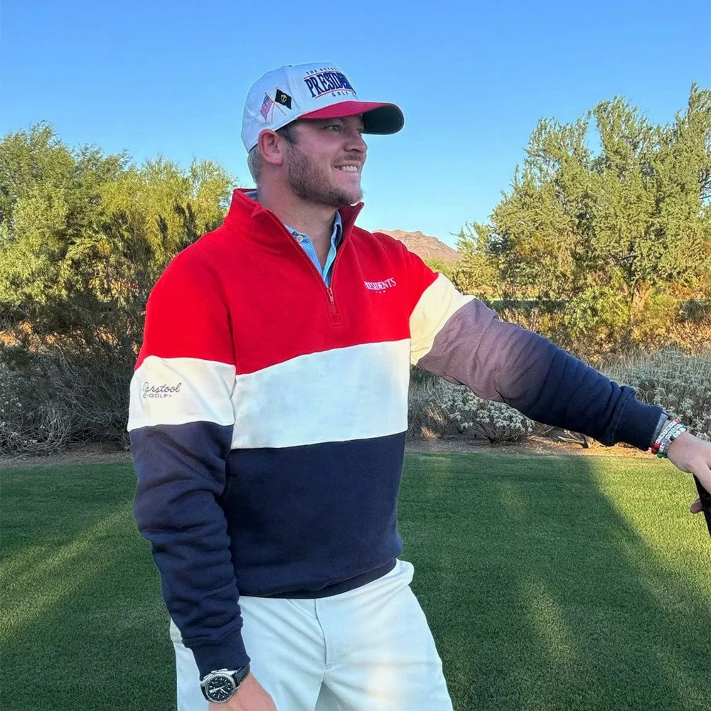 Barstool Golf x Presidents Cup Collegiate Fleece Half-Zip