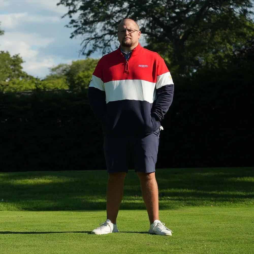 Barstool Golf x Presidents Cup Collegiate Fleece Half-Zip