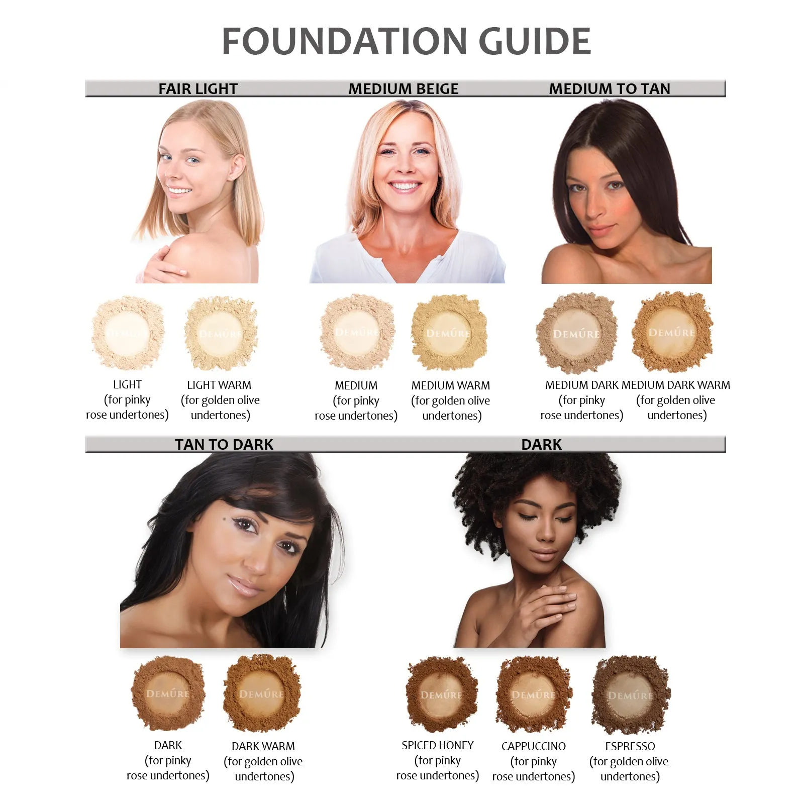 Mineral Foundation - Medium Dark Warm